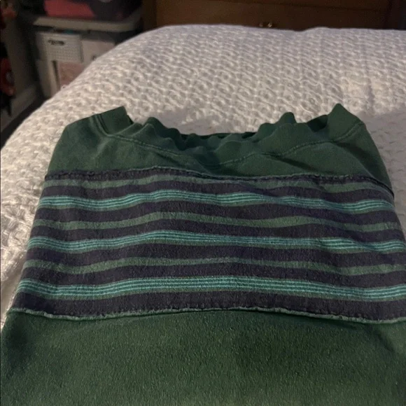 We The Free Dark Green Textured Top - Picture 5 of 8